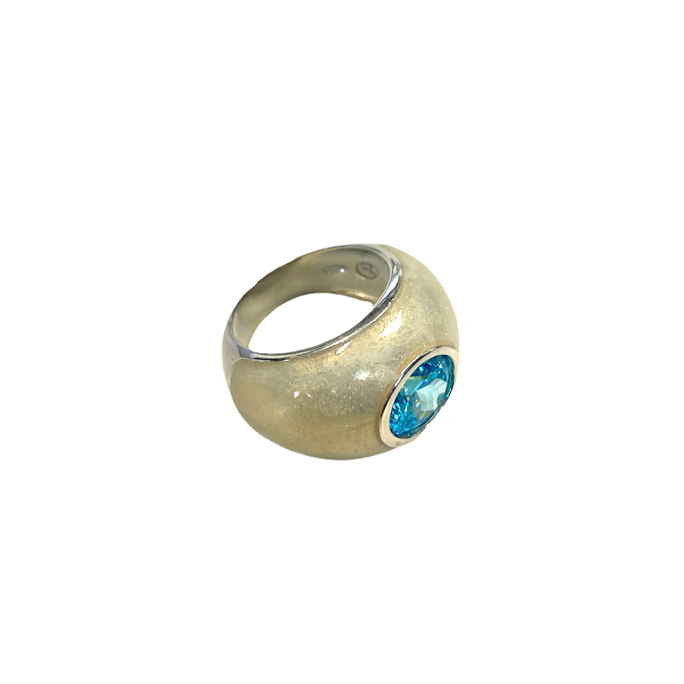 D'AMICO Anello Perlato White Prezzo basso