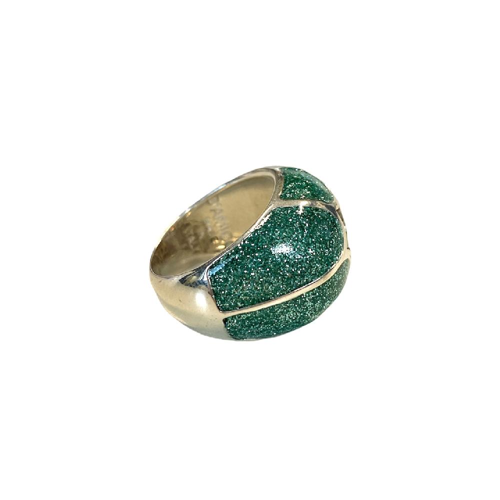 D'AMICO Anello Stella Glitter Green Offerta settimanale