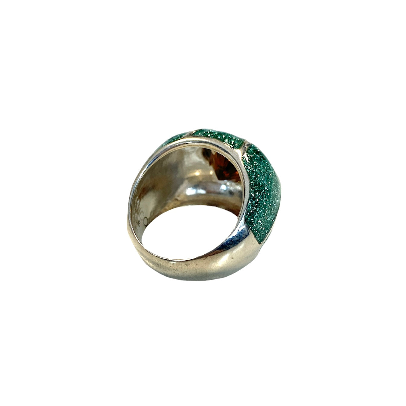 D'AMICO Anello Stella Glitter Green Offerta settimanale