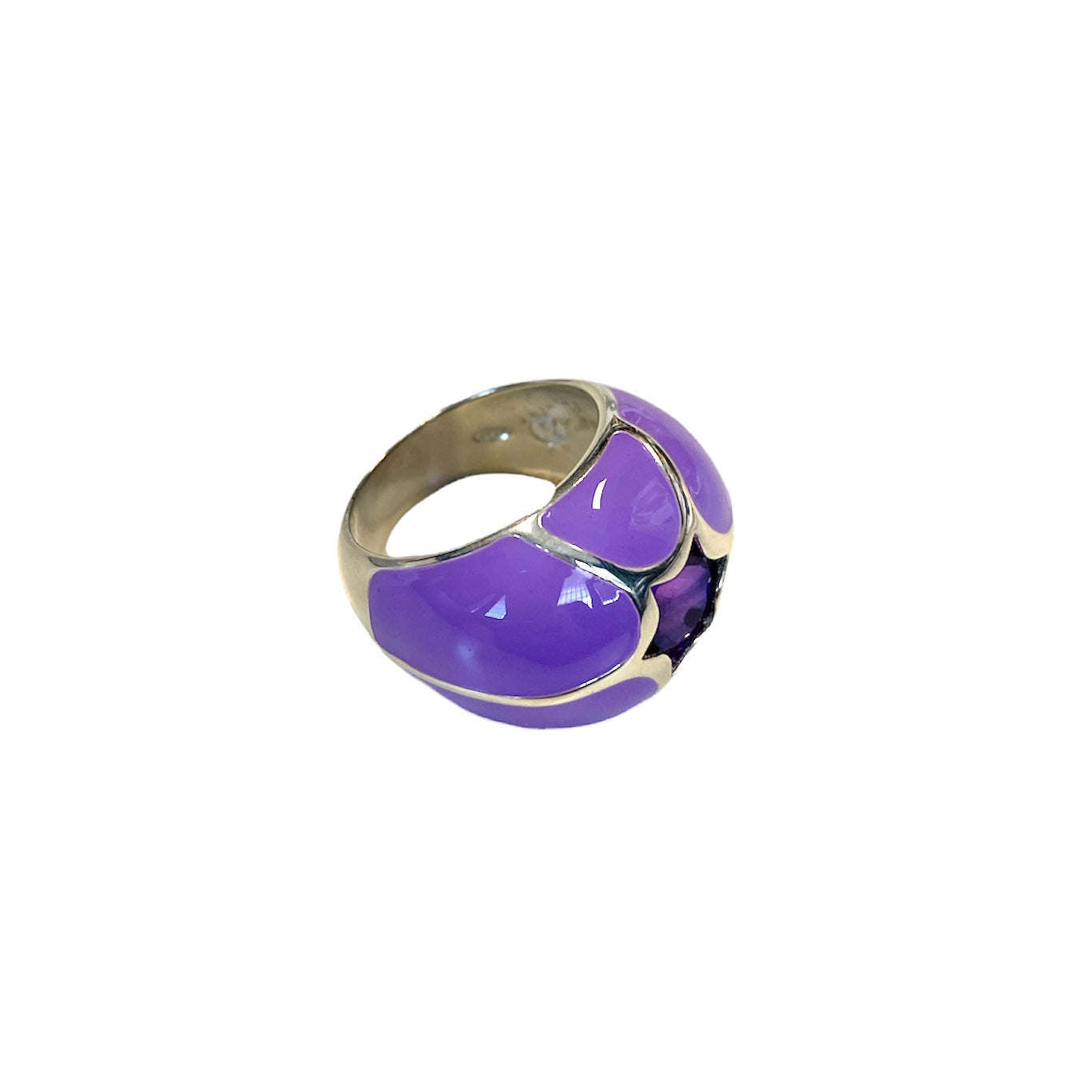 D'AMICO Anello Stella Lilla Ritorno libero