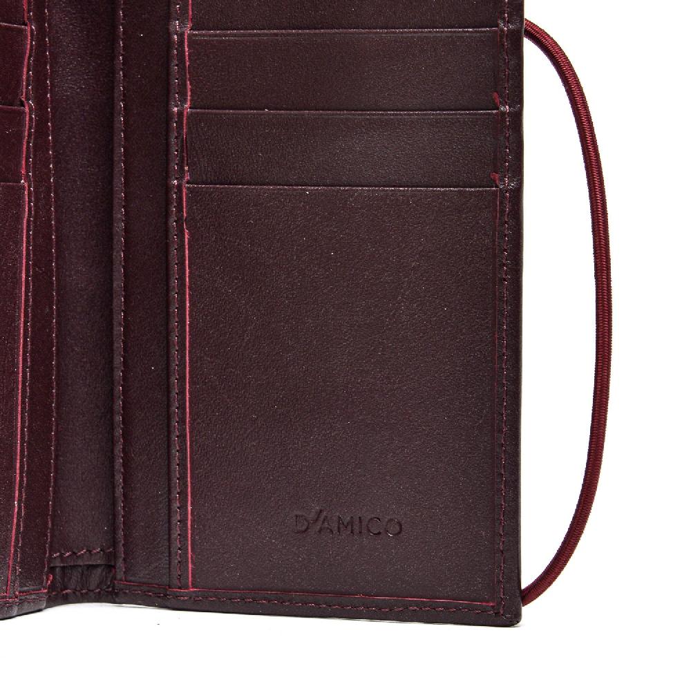 D'AMICO Portafoglio Classico Pieghevole 1 lato Pelle Bordeuax ACQUISTA ORA