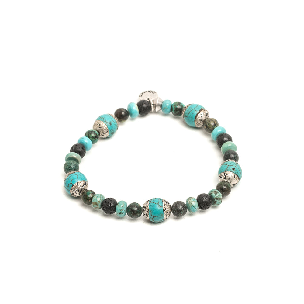 D'AMICO Bracciale Rajat / Elastico Fusion Turchese Tibet 50% di sconto con spedizione gratuita