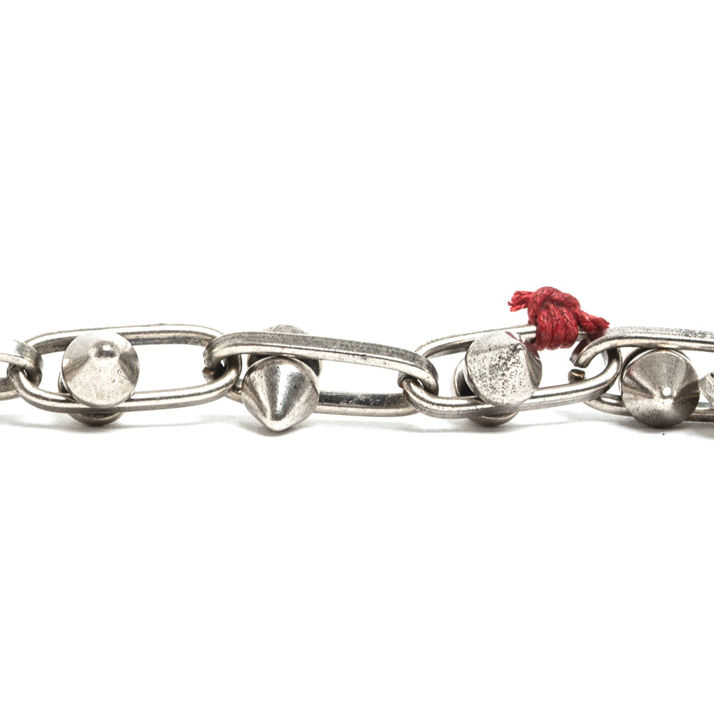 D'AMICO Bracciale Catena Borchie Consegna Veloce