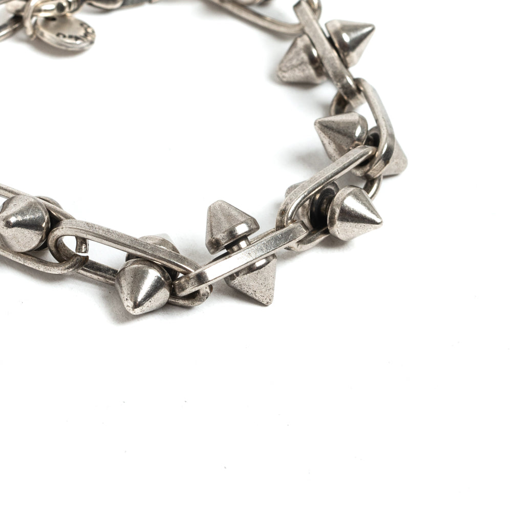 D'AMICO Bracciale Catena Borchie Consegna Veloce