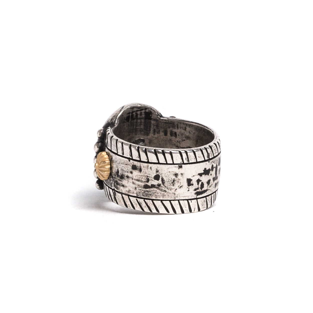 D'AMICO Anello Ovale Turchese + Stelline Dorate Shopping Online
