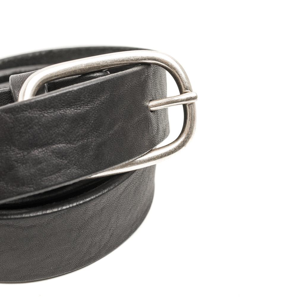 D'AMICO Cintura Cuoio Butter + Borchie Nero Offerta natalizia