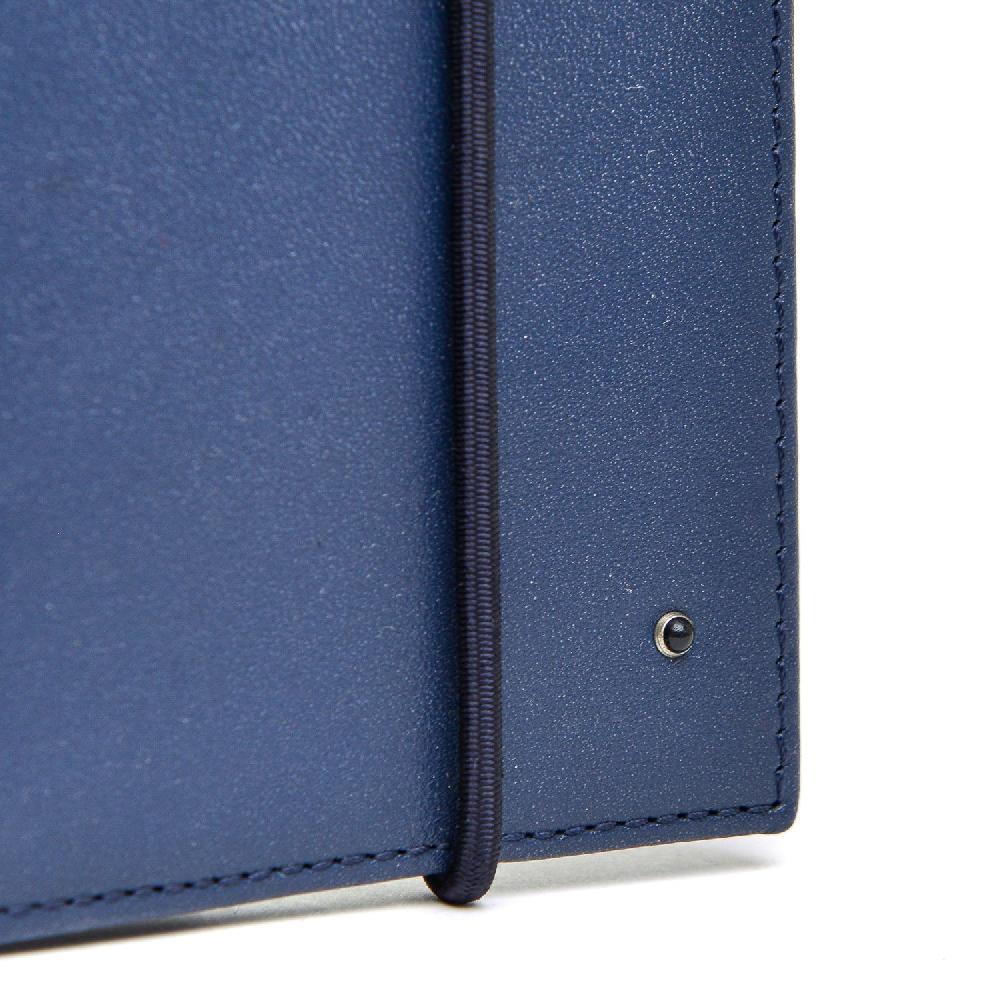 D'AMICO Portafoglio Classico Pieghevole 1 lato Pelle Blu Offerta Pasqua