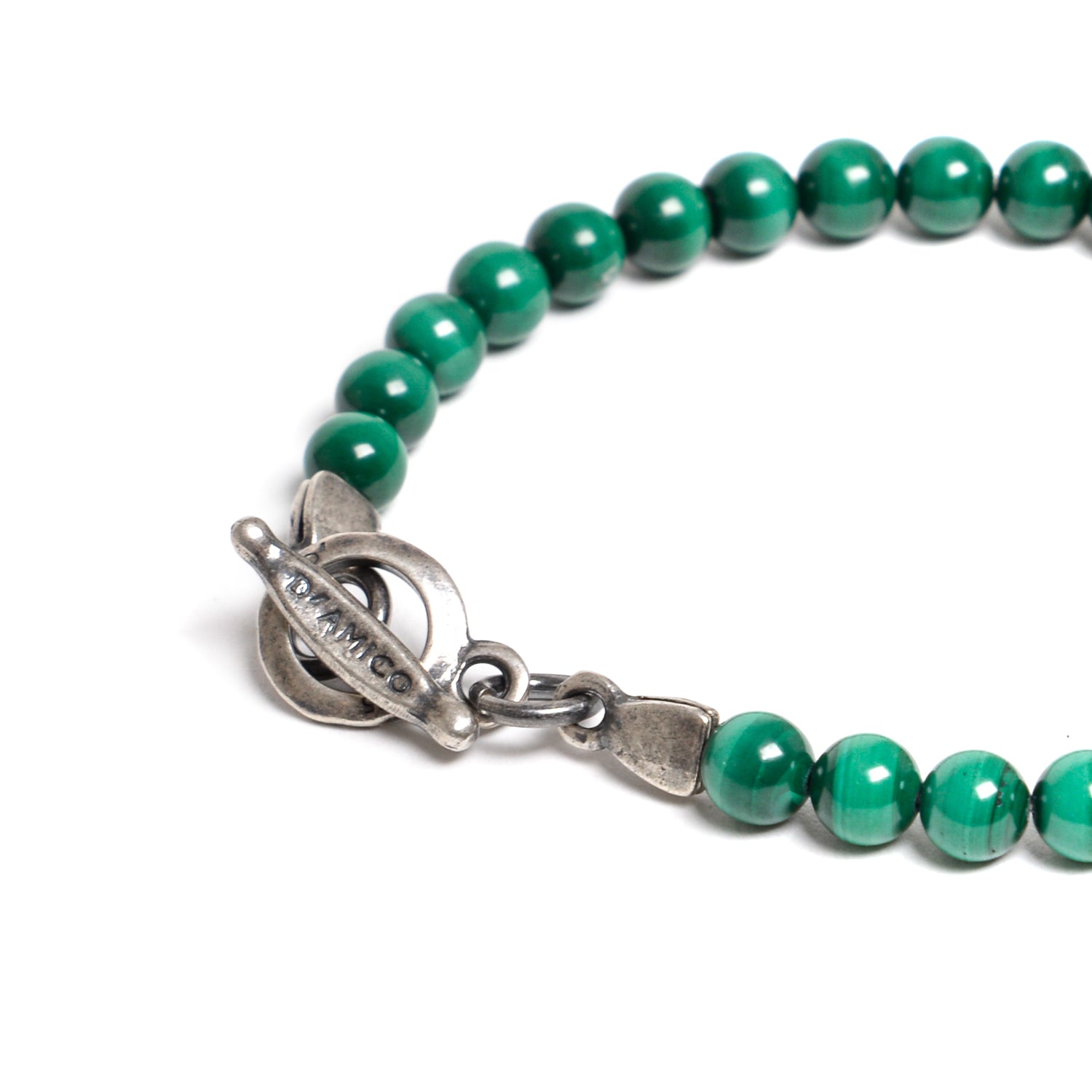 D'AMICO Bracciale Malachite e Argento Grandi sconti