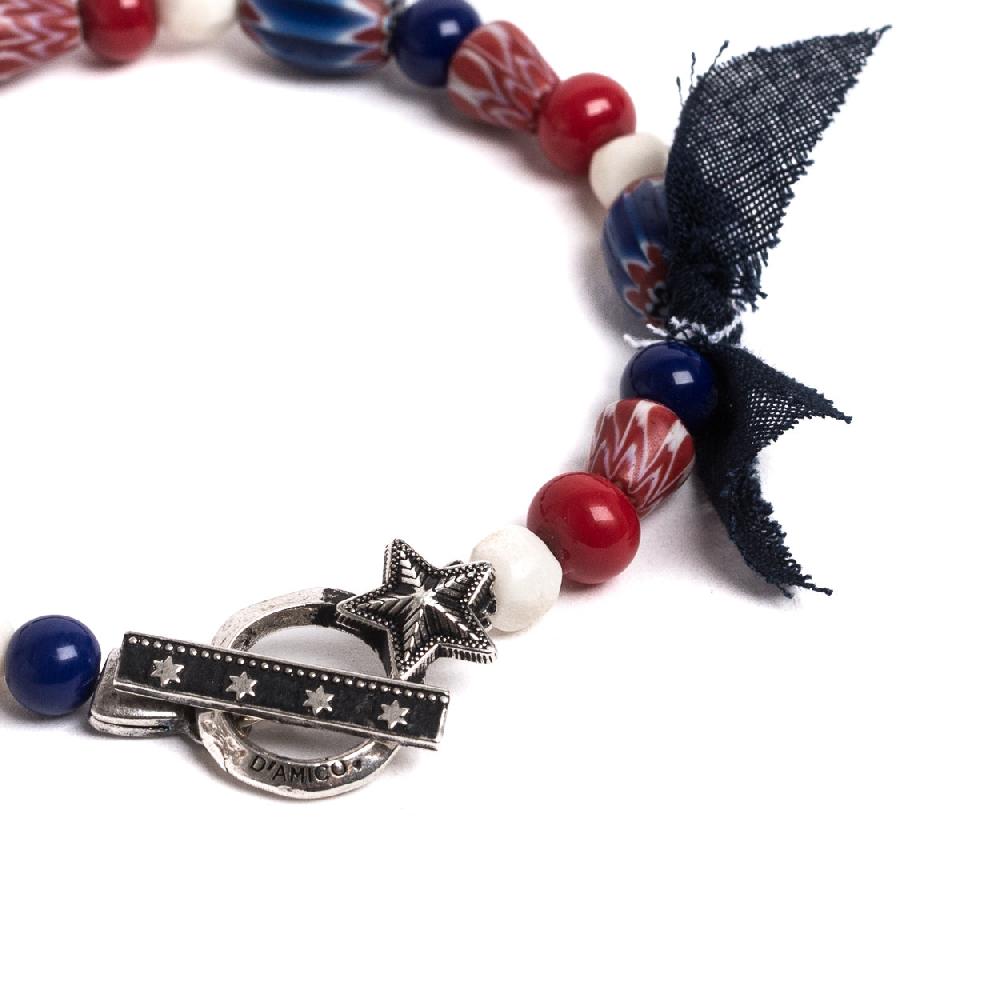 D'AMICO Bracciale Stella + Murrine Officina