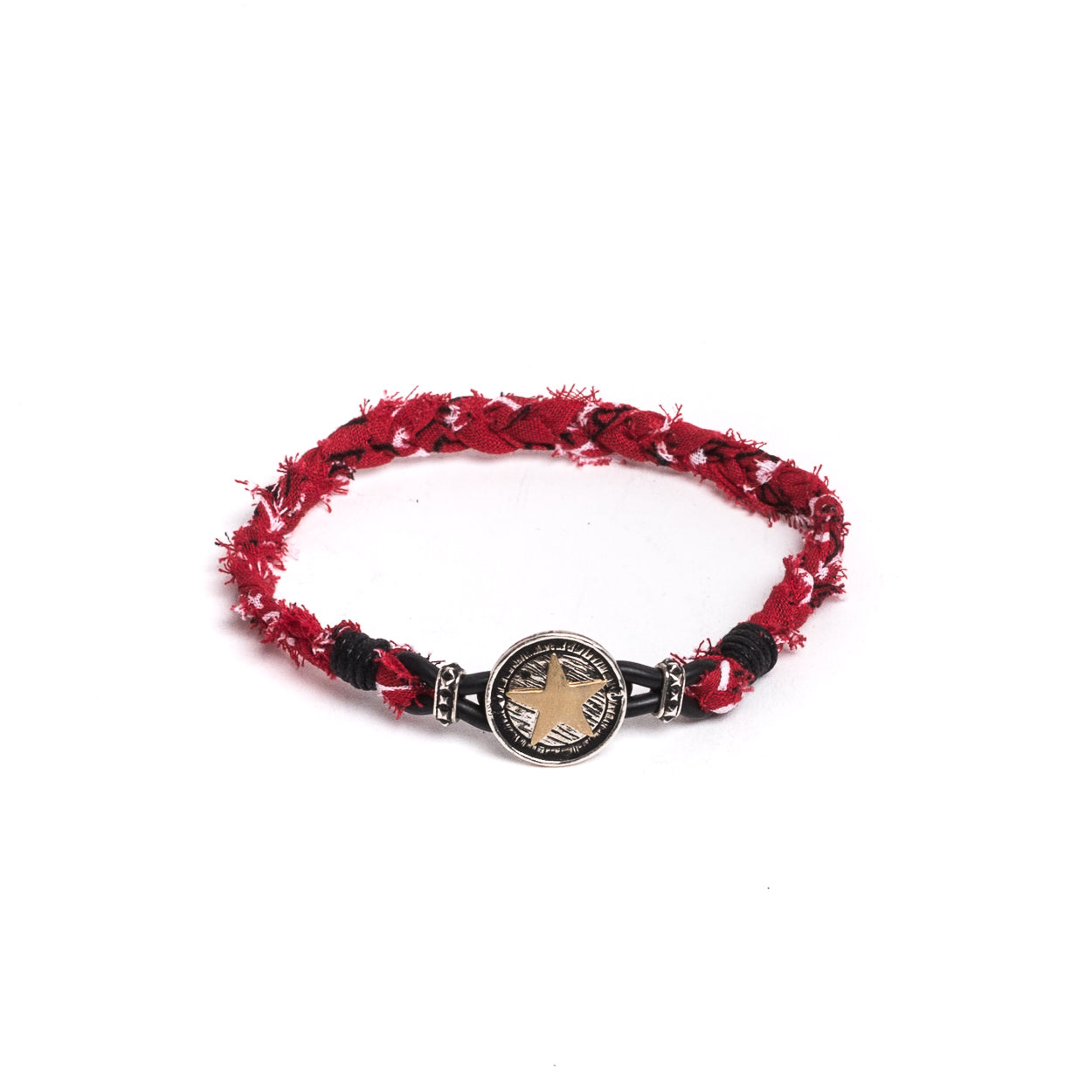 D'AMICO Bracciale Piastrina Stella + Bandana Esporta salva