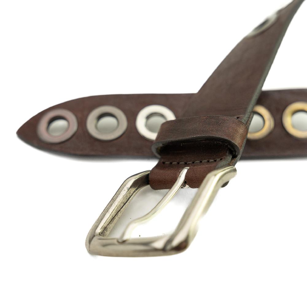 D'AMICO Cintura Cuoio Vintage + Borchie Promozione Limitata