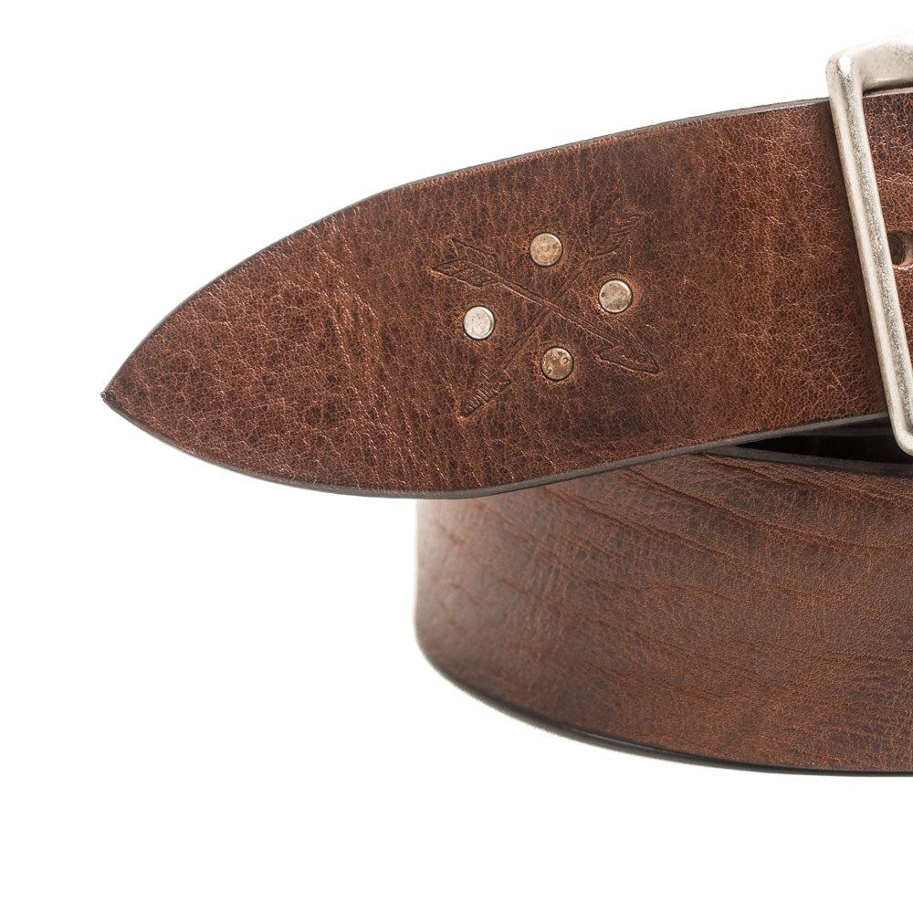 D'AMICO Cintura Cuoio Vintage Frecce + Borchie In Saldo