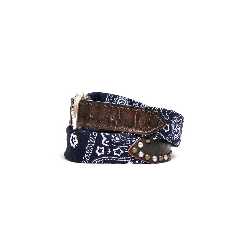 D'AMICO Cintura Bandana Blu Navy Moda