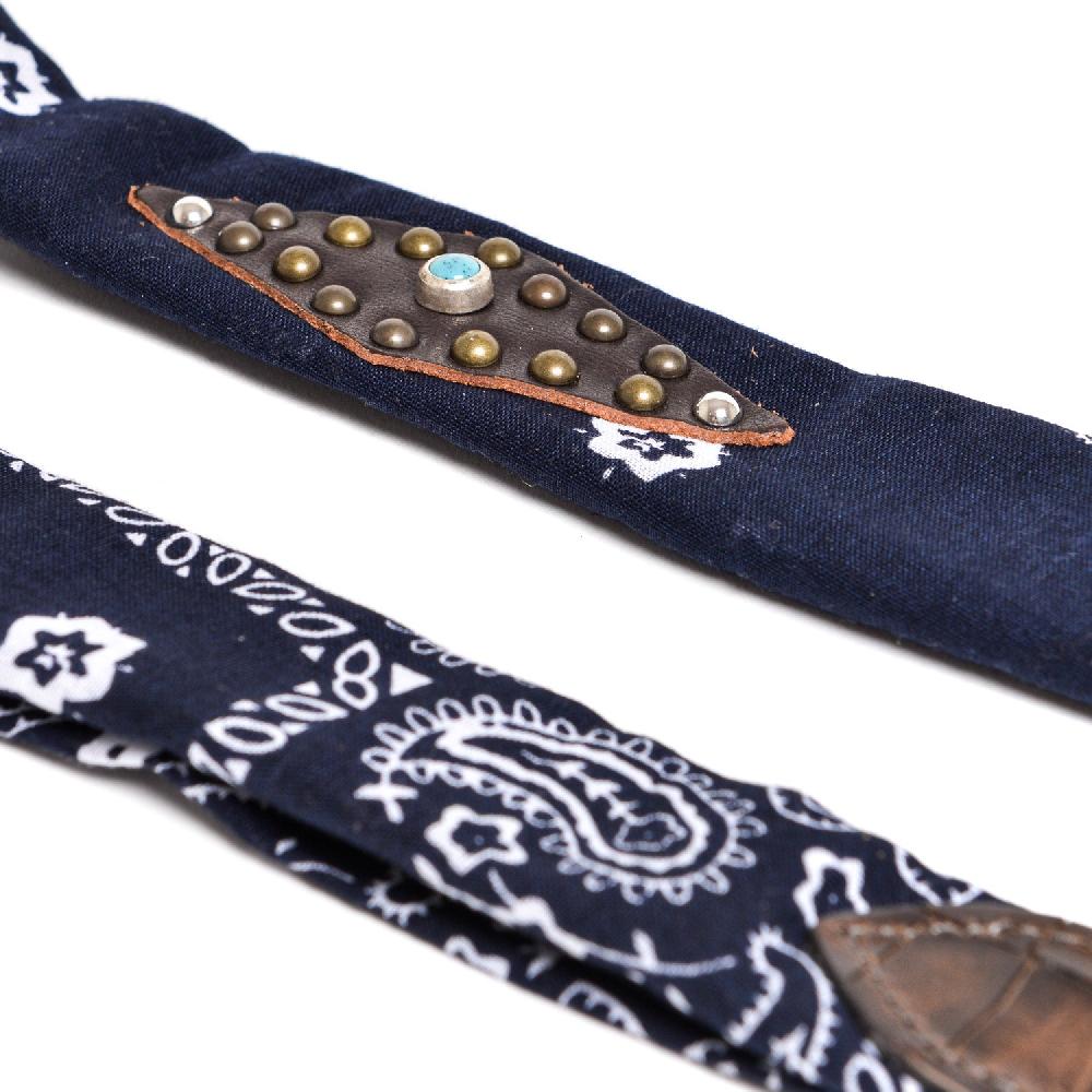 D'AMICO Cintura Bandana Blu Navy Moda