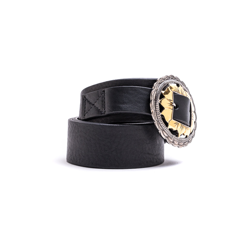 D'AMICO Cintura Cuoio Butter + Fibbia Floreale Bigalvanica Shopping online