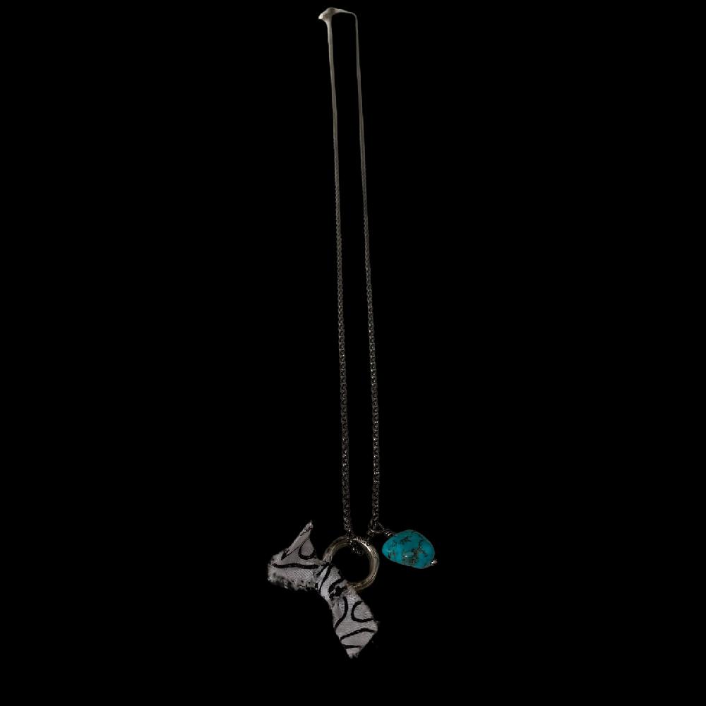 D'AMICO Collana Turchese + Anello e Bandana Arg925 Offerta temporanea