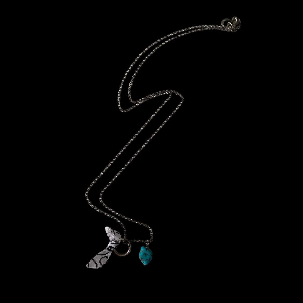 D'AMICO Collana Turchese + Anello e Bandana Arg925 Offerta temporanea