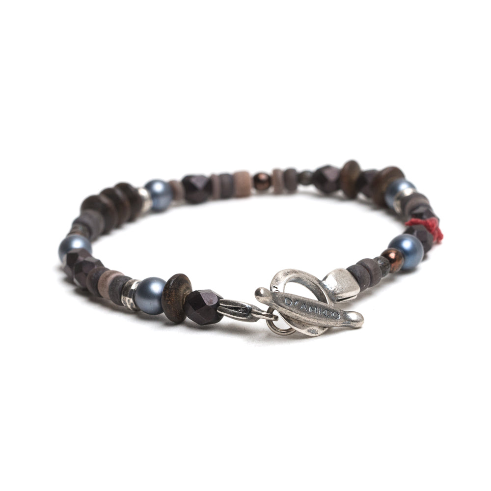 D'AMICO Bracciale Fusion Brown Latest stili