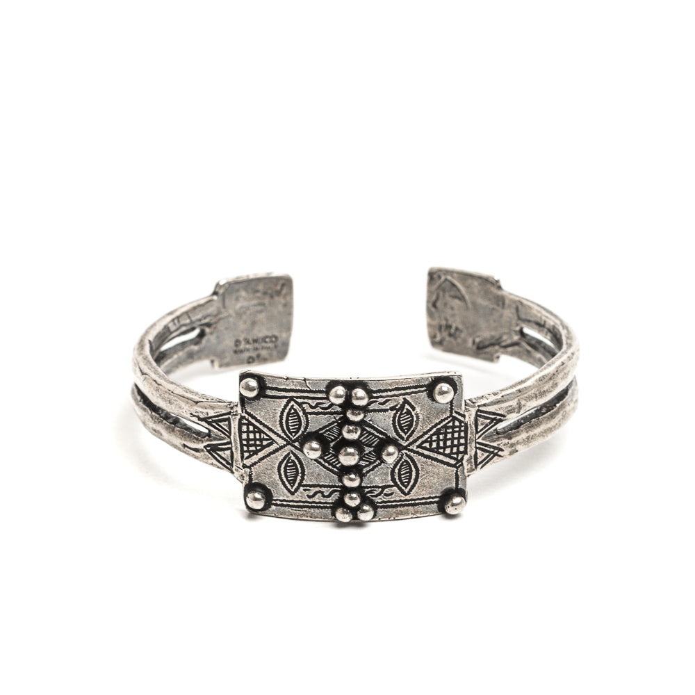 D'AMICO Bracciale Rigido Tuareg Piastra + Pallini Only for today