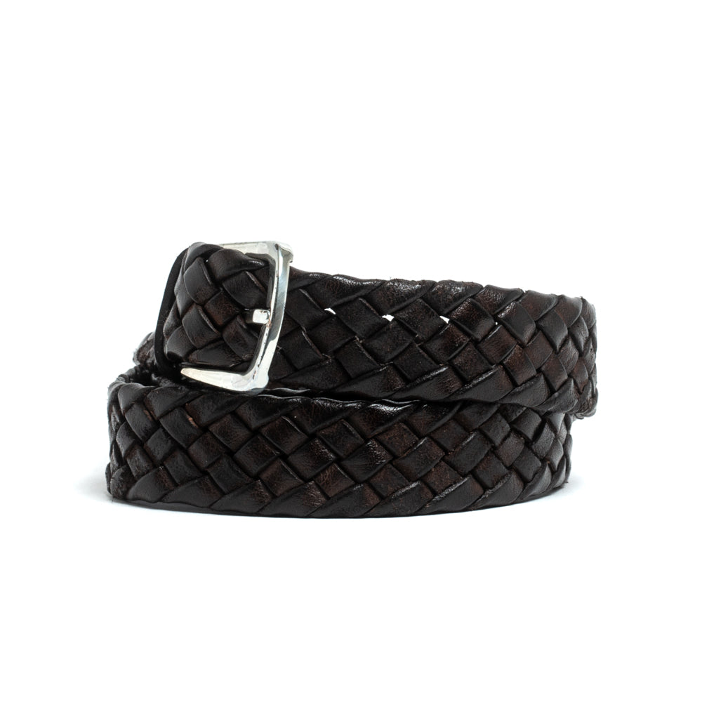 D'AMICO Cintura Intreccio Buffalo Soft Testa Moro 50% di sconto per tempo limitato