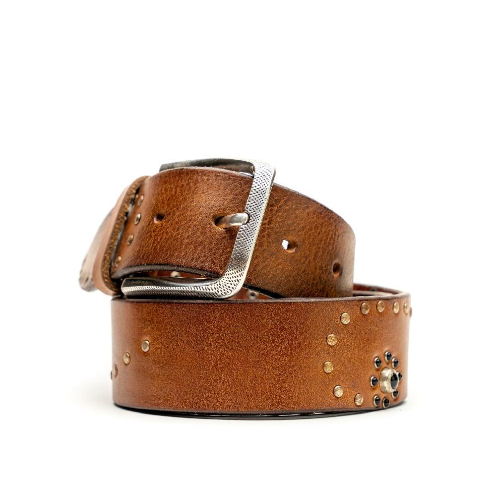 D'AMICO Cintura Cuoio Vintage Brown Chiaro Promozione