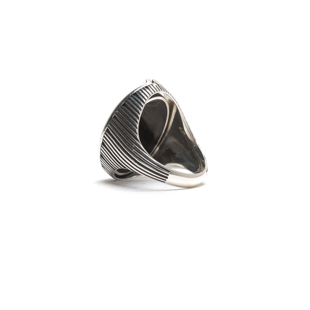 D'AMICO Anello Ovale Girevole Millerighe + Lacca Shopping online